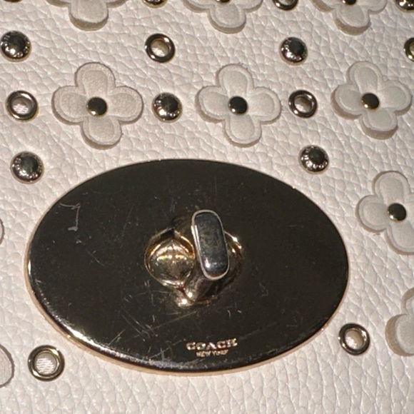 Coach Crosstown Crossbody in Floral Rivets Leather - Picture 2 of 9